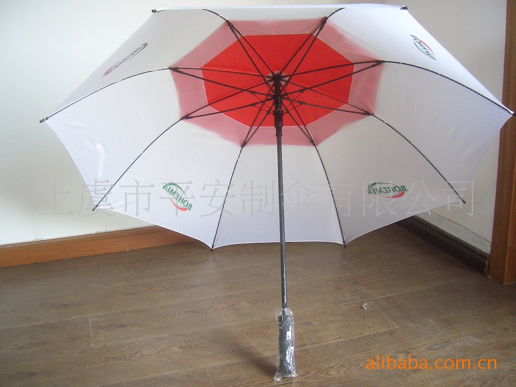 【厂家直销供应双层伞布EVA手柄防风伞】
