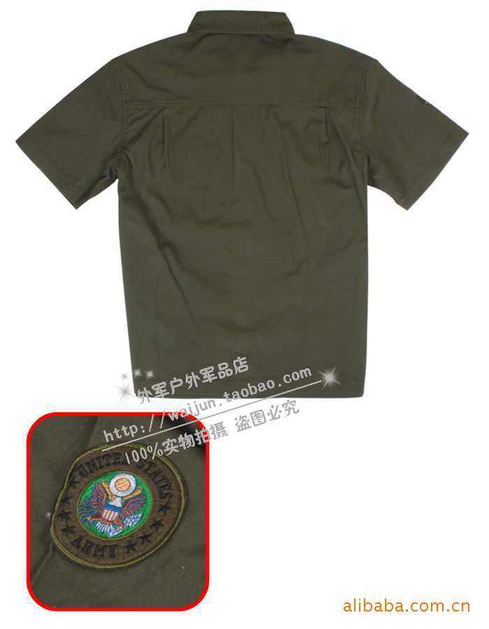 【军品户外<em>休闲</em>夏季热卖 <em>短袖</em>翻领<em>夹克</em> 衬衣 外