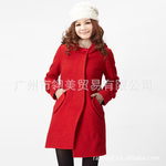 纤莉秀Q2123大码女装2011秋冬装新款裸婚时代同款韩版呢子外套