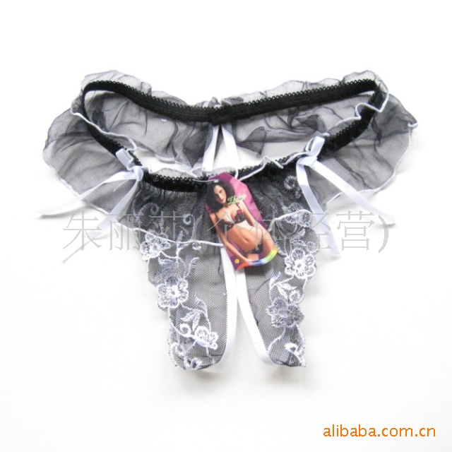 【混批 批发 情趣内衣 女式<em>开档透明</em>丁字裤 <em>内裤</em>