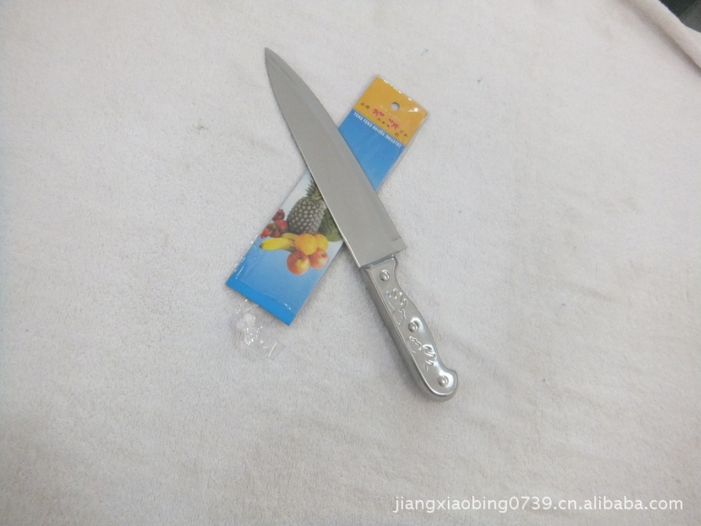 【供应 刀具 双金鱼大尖刀 批发水果刀 厨刀 厨