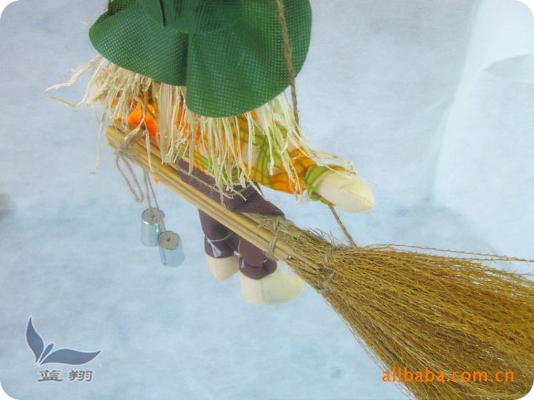 DIY玩具 稻草人玩具 万圣节巫师 家居装饰 田园