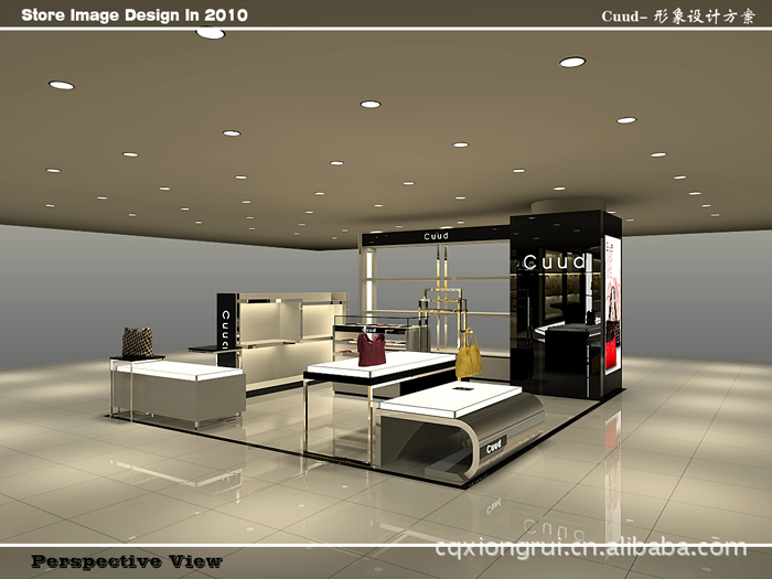 重庆展柜 商场女包展示柜 展示架 重庆茂业百货