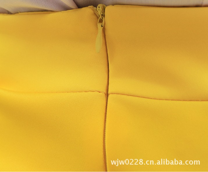 LW12新款高腰女式短裙 棉料混纺韩版紧身裙\/