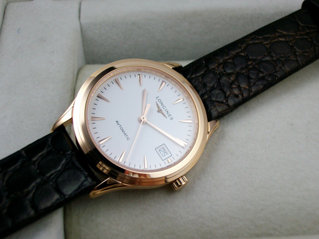 【瑞士名表 Longines\/浪琴 军旗 l4.774.4.27.6 全