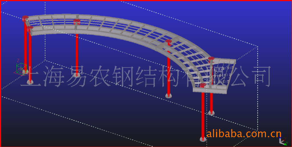 提供异形钢结构详图设计使用xsteelautocad