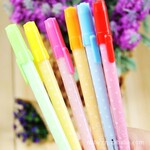 批发热销货源 超赞日韩文具 手感好书写流畅糖果色果冻水彩笔15g