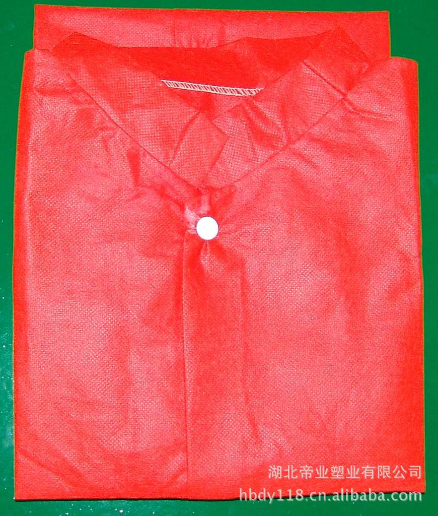 防护服-一次性PE PP无纺布大褂 反穿服 实验服
