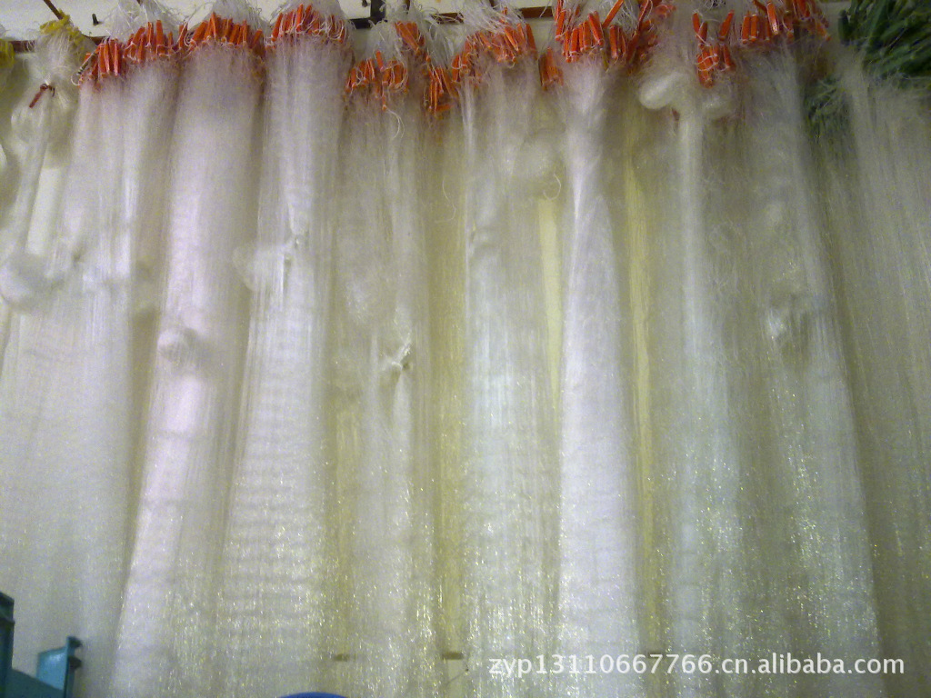【尼龙单丝三层流刺网,1.5米高70米长10公分。
