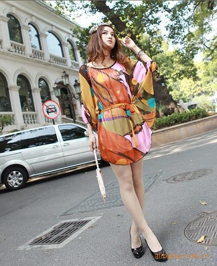 【K9056-1日韩 时尚 大码女装 2011新款夏季 