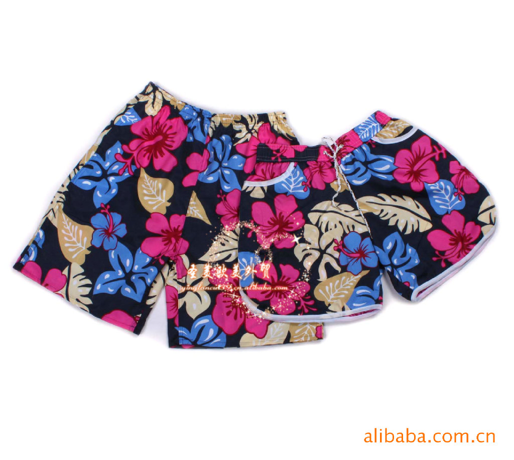 【韩版新款 <em>情侣</em> 沙滩裤 韩国 <em>情侣装 短裤</em> 旅游