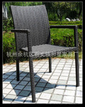【厂家直销】户内外藤制餐椅简约PE藤家具