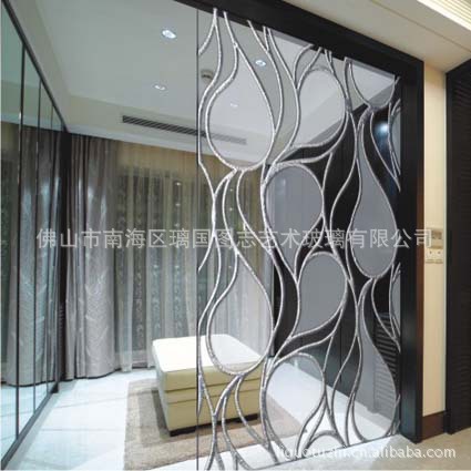 艺术玻璃--玄关 隔断 屏风图片,艺术玻璃--玄关 隔断 屏风图片大全,佛山市南海区璃国图志艺术玻璃有限公司-25-马可波罗网