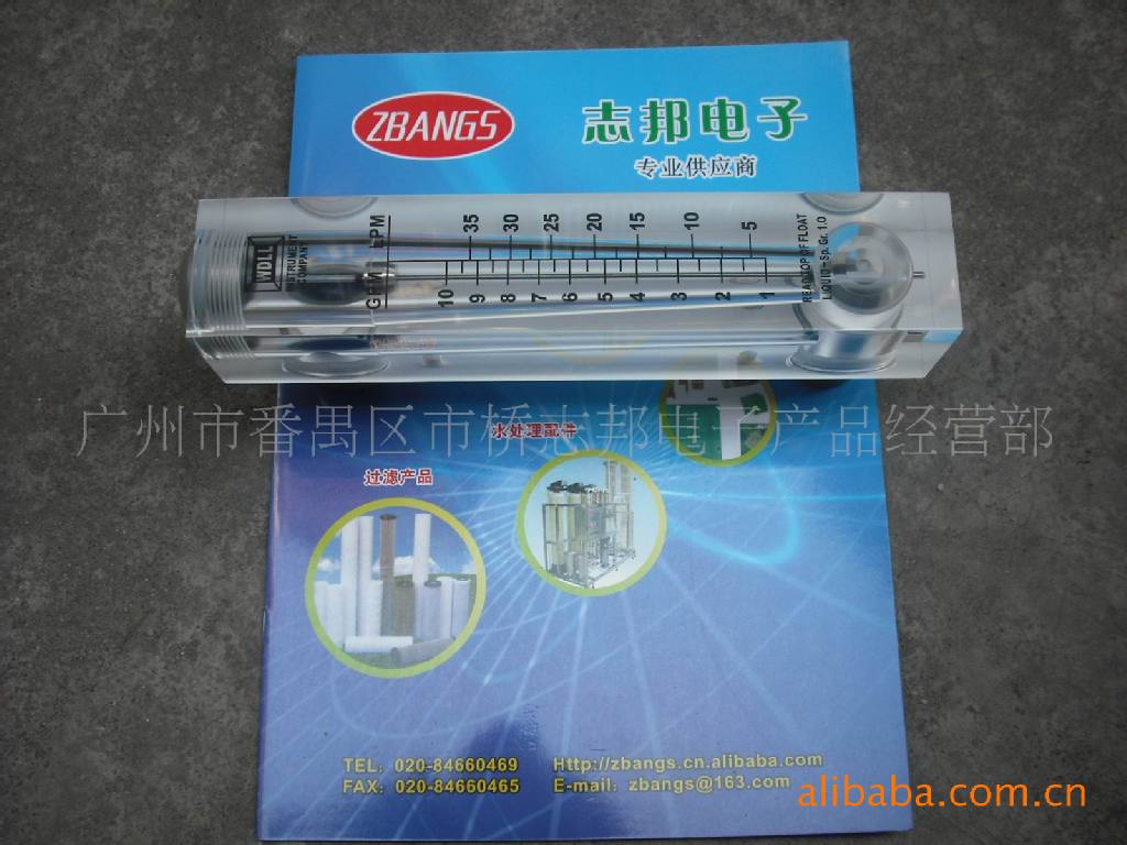 供应gpm lpm面板式流量 管道式流量计 压力表