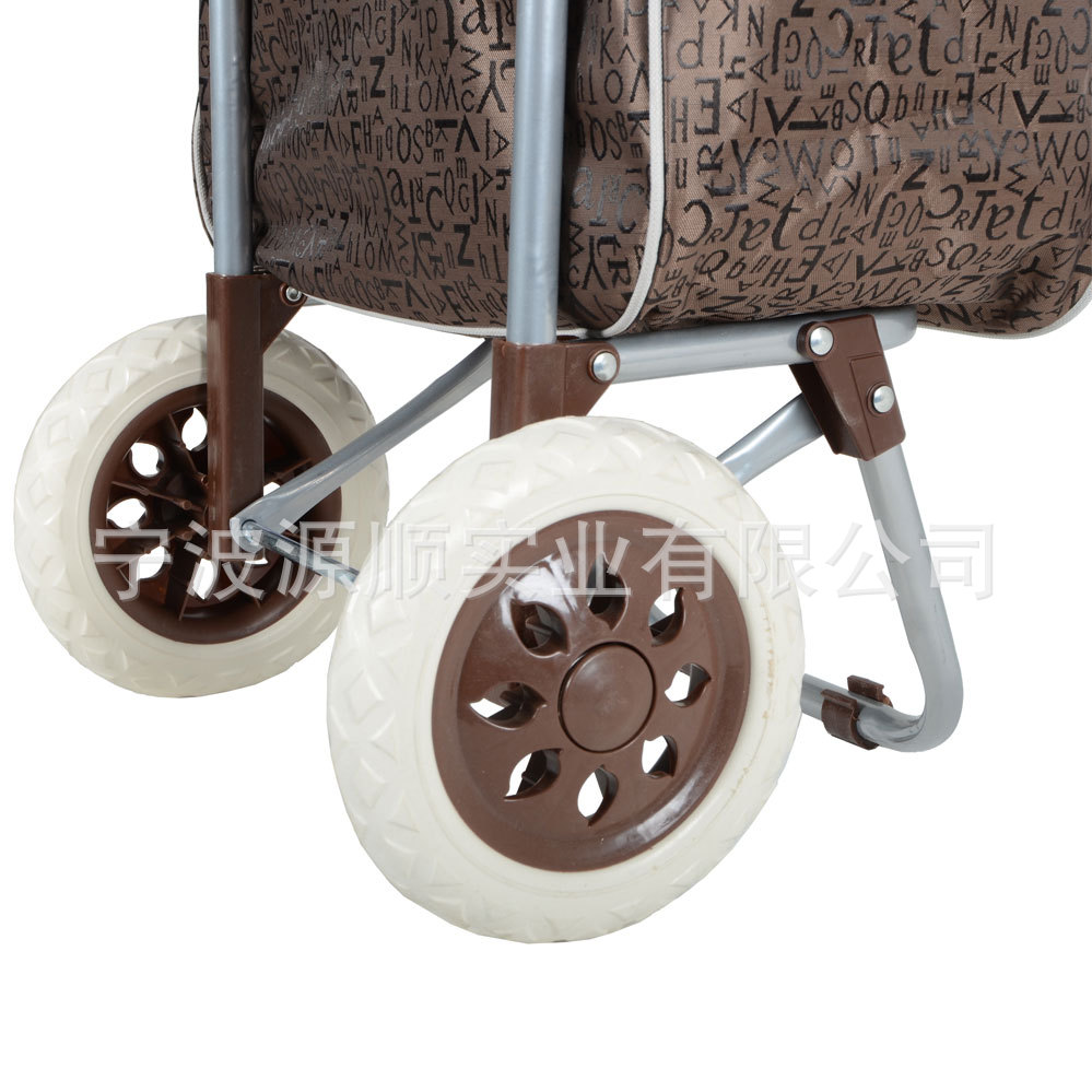 ly jacquard weave shopping trolley 提花印英文字
