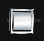 厂家供应嵌入式不锈钢单 / 双小卷纸架(图)