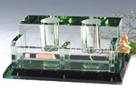 水晶多功能话筒架、水晶酒店用品、水晶KTV用品、美观摆件