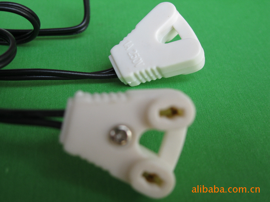 灯头、灯座-T8LED日光灯插头线\/灯箱线\/T8连