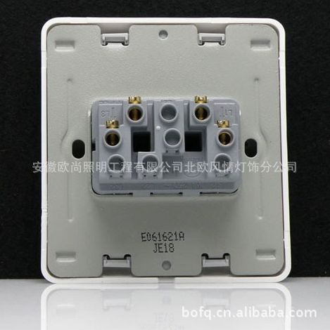 【【欧普正品】灵韵E06 双开单控 E061621A】价格,厂家,图片,电工开关,安徽欧尚照明工程有限公司北欧风情灯饰分公司-马可波罗网