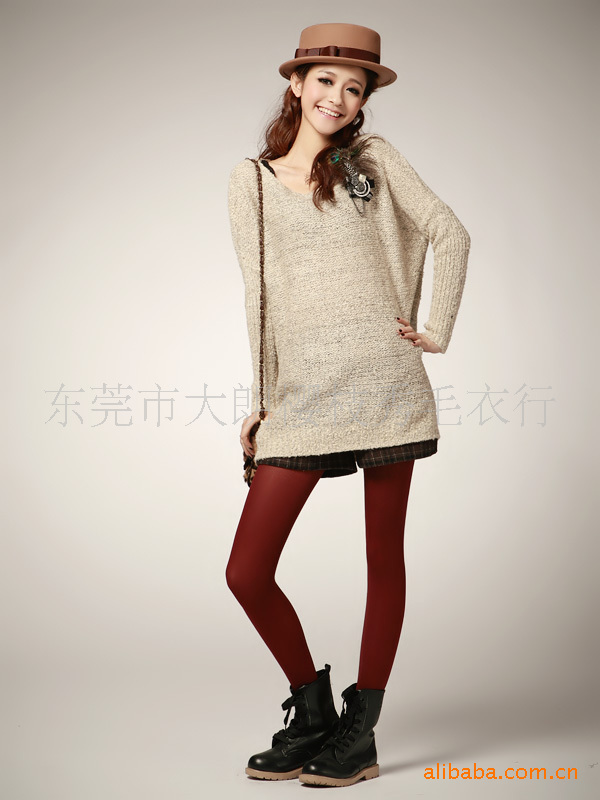 <em>时尚</em>韩版女装针织衫 可爱日系<em>少女装</em> #樱枝秀