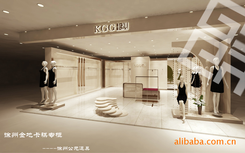 <em>批发</em>采购<em>服装</em>展示柜-加工制作<em>品牌女装</em>货柜批