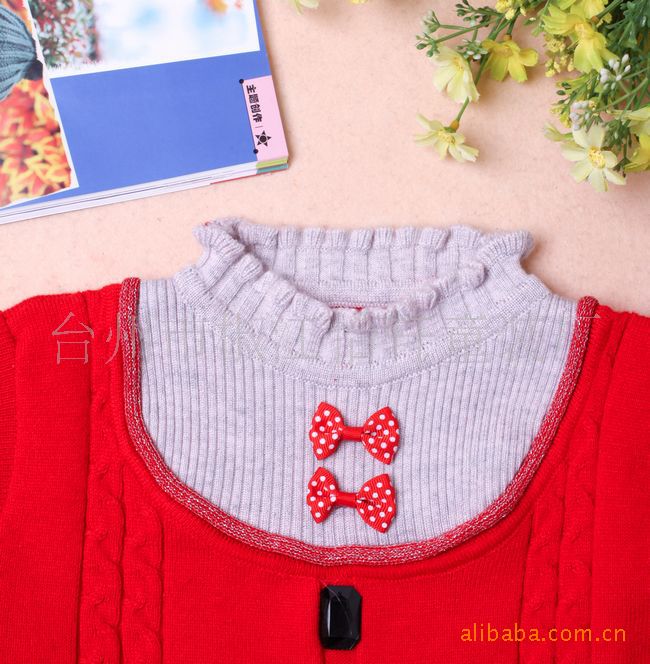 【春装新款童装批发 韩版休闲<em>口袋儿童针织毛</em>