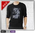 秋冬季新款正品潮人毛衫 个性印花毛衣 男装 MY-9688