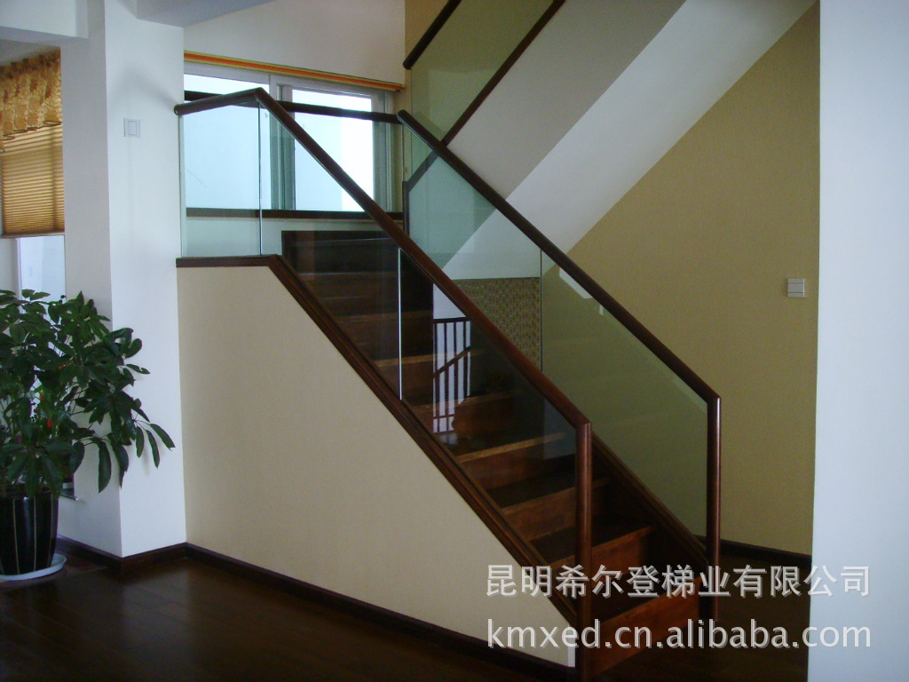 【昆明希尔登 品质保证 欧式风格 现代简约 实木 实木玻璃系列】价格,厂家,图片,楼梯扶手、踏板及配件,昆明希尔登梯业有限公司-马可波罗网