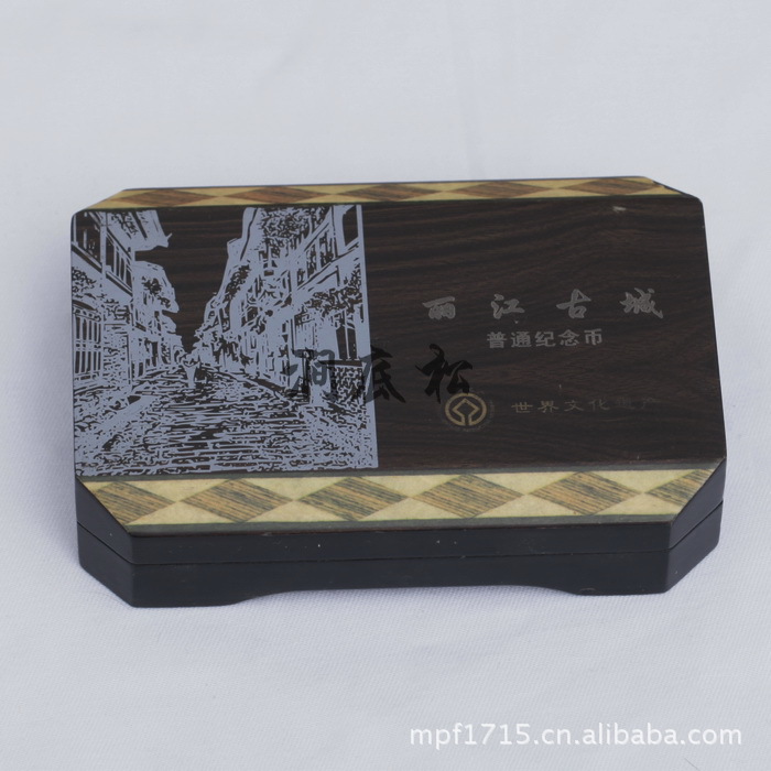 【礼品盒 个性logo定制 木质包装盒 纪念品盒 徽