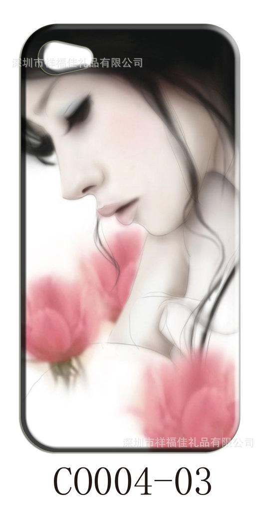 浮雕夫妻漫画,美丽少女,坏女孩,凯特猫手机壳图