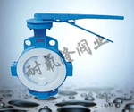 供应化工衬氟对夹式F4蝶阀D71F4-10C