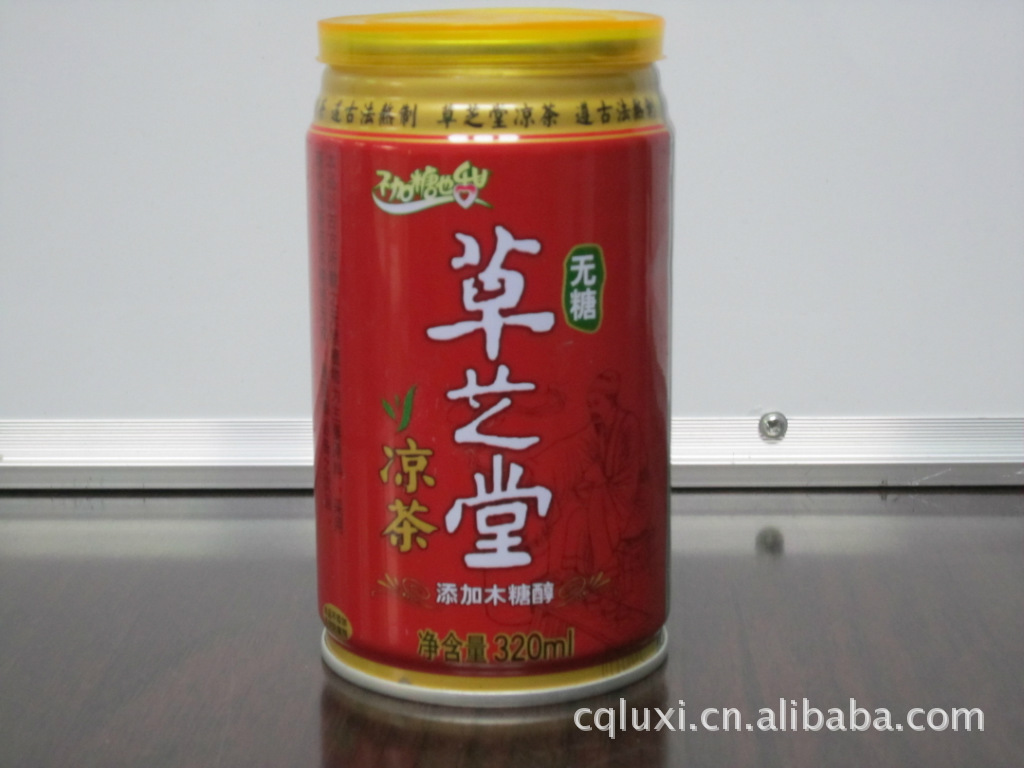 茶饮料-草芝堂 凉茶 无糖型植物饮料 添加木糖