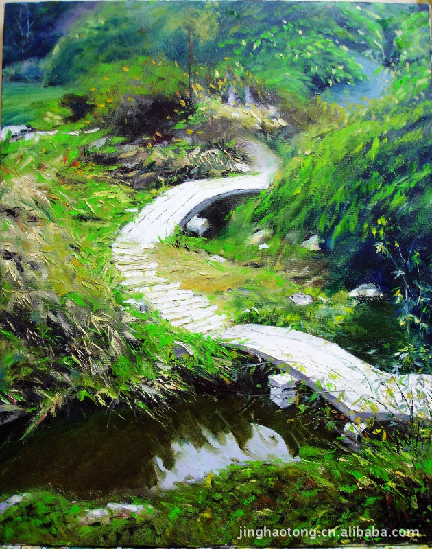 深圳油画家段洋风景画精美礼品