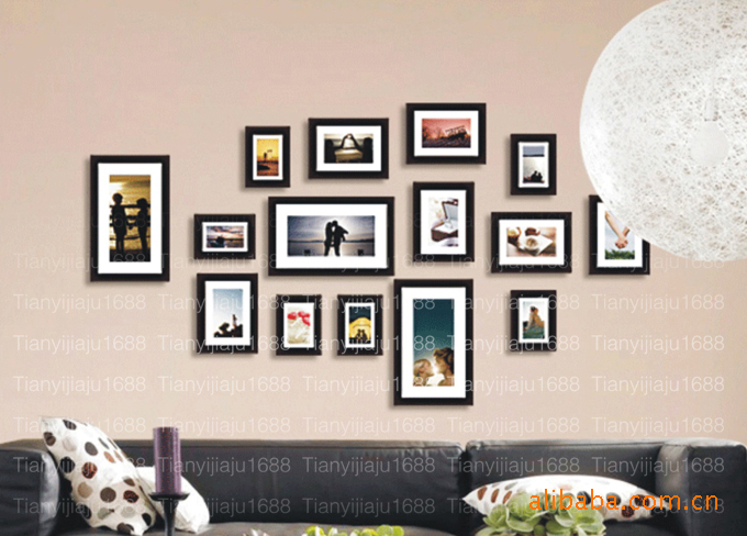 【出厂价<em>销售</em>】实木相框墙 <em>照片墙</em>组合/ 15S-0
