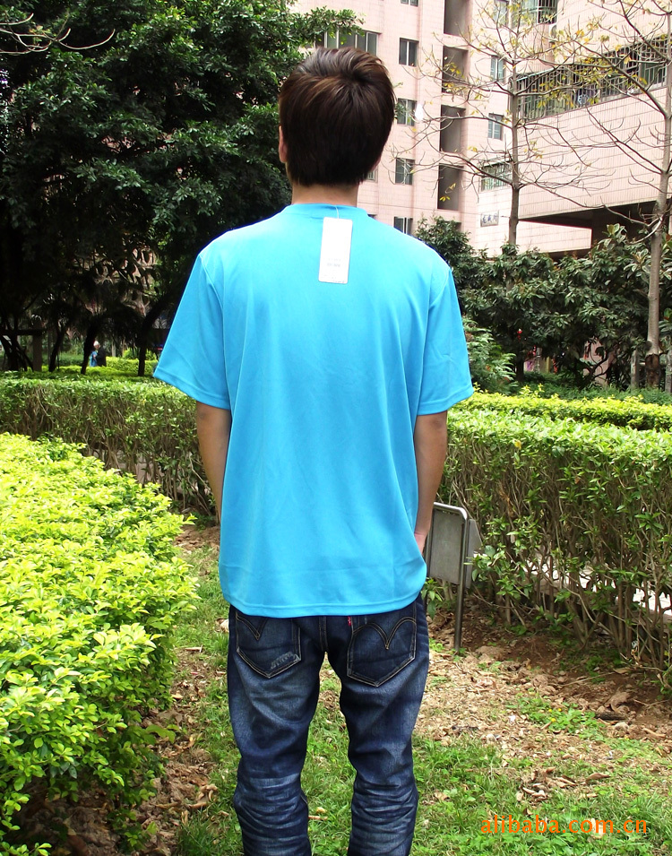 【新品上市】夏装外贸男式时尚英语休闲短袖圆