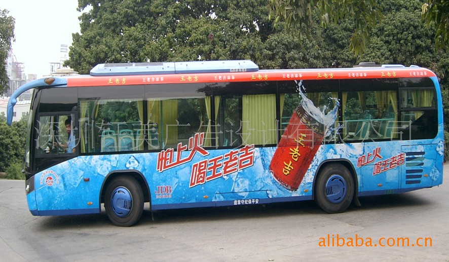 深圳公交车身广告 太阳花广告资源特点 图片