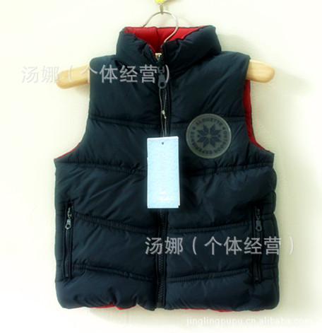 【童装 秋季新款 儿童<em>男孩棉马甲</em>百搭款<em>棉背心</em>