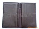广州佳福皮具厂专业生产高档时尚新款真皮护照夹
