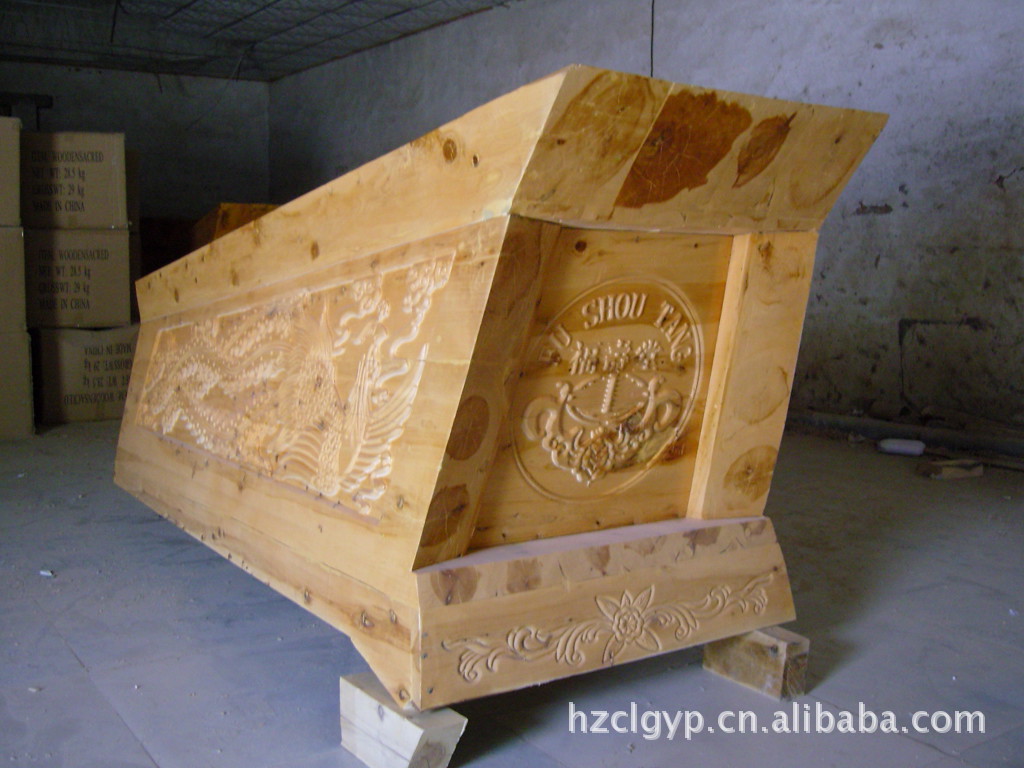 天然石棺材 农村传统下葬石棺椁 陵园石雕棺材 手工雕刻-搜了网