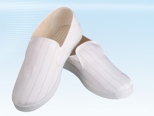PVC白帆布中巾鞋,防静电工作鞋、安全鞋、劳