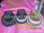 深圳徐帽子批发订做原单百搭小沿礼帽/草帽/爵士帽/田园风