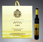 北极冰野生蓝莓冰酒木盒10度375ml*4 黑龙江省大兴安岭特产礼品