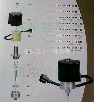 尼桑喷气织机储纬器电磁针