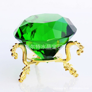 【【低价】供应水晶墨绿色钻石 深具纪念意义