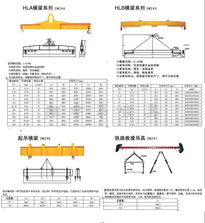 【多款优质起吊厂家铁路v厂家吊具图纸直销欢层结构横梁砖混加图片