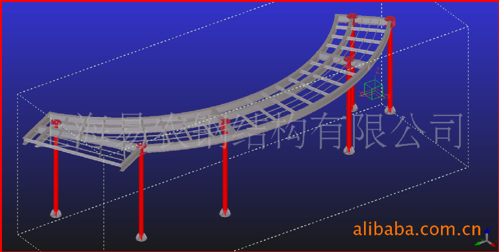 提供异形钢结构详图设计使用xsteelautocad