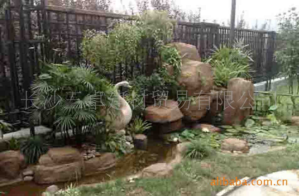 绿化工程承包 公园\/楼盘\/庭院等场所绿化 假山水