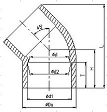 弯头-【专业生产】UPVC45度弯头 upvc给水弯