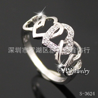 式外贸首饰s-3640 925纯银镶锆石生肖<em>动物马</em>造