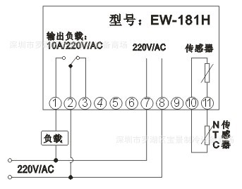 ewelly伊尼威利ew-181通用型温度控制器